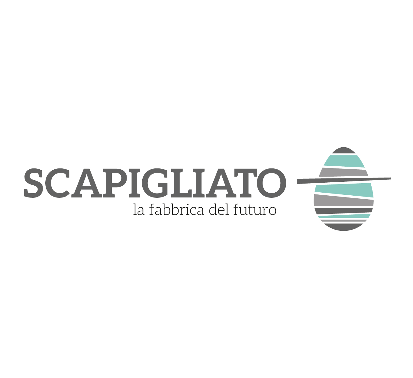 Scapigliato — identità visiva, la fabbrica del futuro